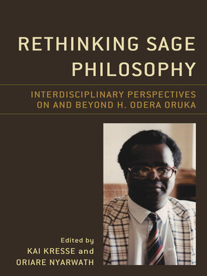 cover image of Rethinking Sage Philosophy